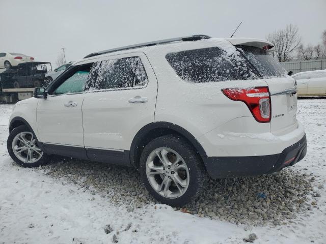 1FM5K8F87FGA02352 - 2015 FORD EXPLORER LIMITED WHITE photo 2