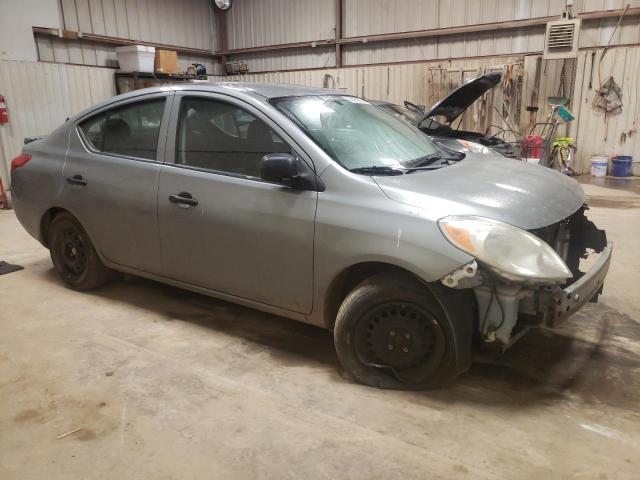 3N1CN7AP7EL812072 - 2014 NISSAN VERSA S GRAY photo 4