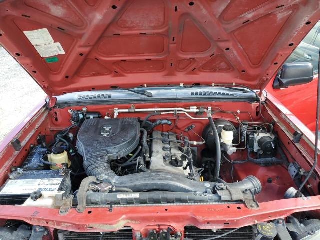 1N6DD26T04C447450 - 2004 NISSAN FRONTIER KING CAB XE RED photo 11