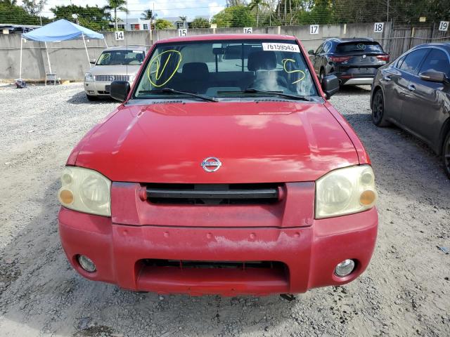 1N6DD26T04C447450 - 2004 NISSAN FRONTIER KING CAB XE RED photo 5