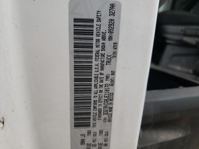 3C6TRVDG8JE110172 - 2018 RAM PROMASTER 2500 HIGH თეთრი ფოტო 14