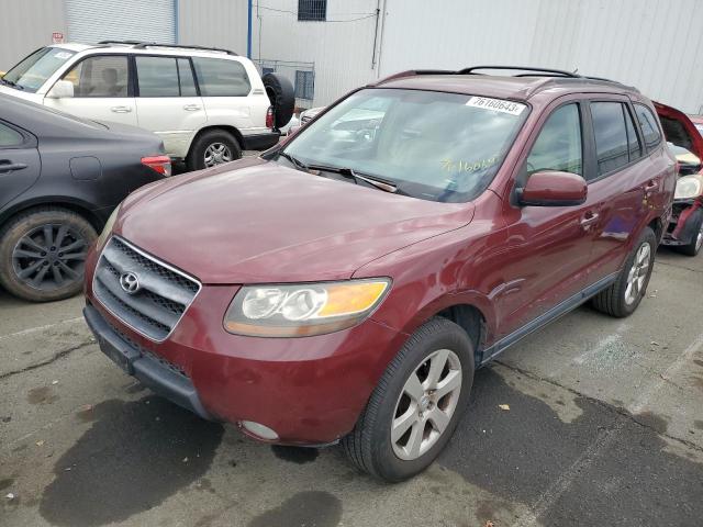 5NMSH13EX7H022208 - 2007 HYUNDAI SANTA FE SE BURGUNDY photo 1