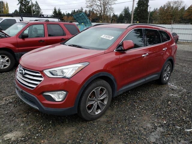 KM8SMDHF1EU044730 - 2014 HYUNDAI SANTA FE GLS RED photo 1