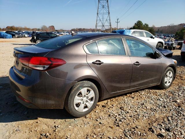 3KPFK4A75HE120807 - 2017 KIA FORTE LX GRAY photo 3