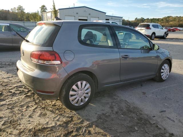 WVWBB7AJ6DW043652 - 2013 VOLKSWAGEN GOLF GRAY photo 3