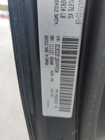 2C3CDZFJ2KH747530 - 2019 DODGE CHALLENGER R/T SCAT PACK BLACK photo 12