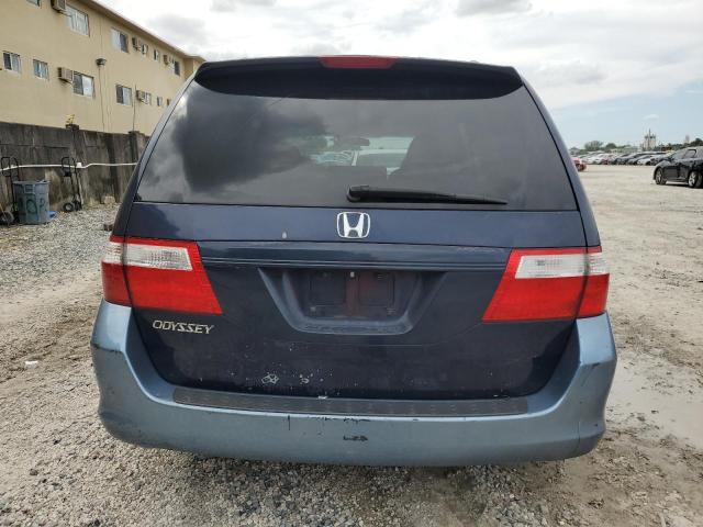 5FNRL38496B083266 - 2006 HONDA ODYSSEY EX BLUE photo 6