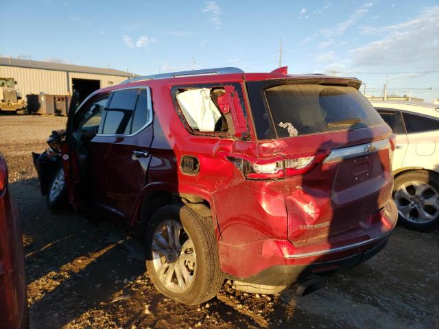 1GNERNKW6LJ277350 - 2020 CHEVROLET TRAVERSE HIGH COUNTRY MAROON photo 2