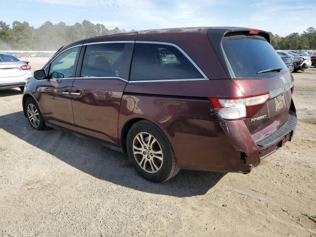 5FNRL5H45BB003743 - 2011 HONDA ODYSSEY EX BURGUNDY photo 2