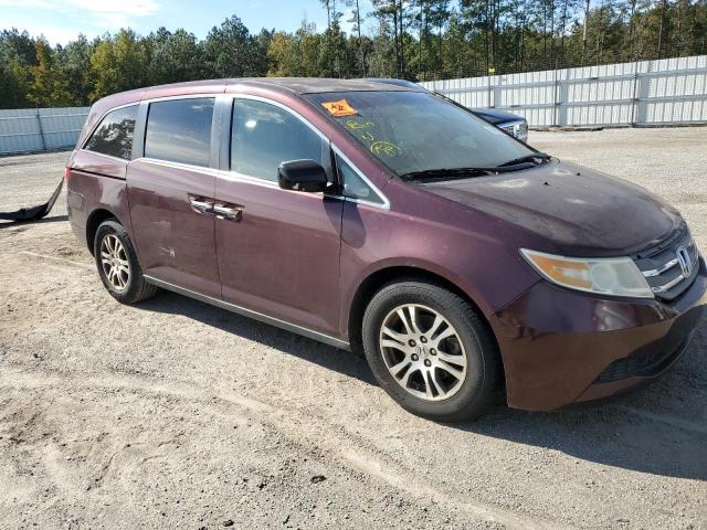 5FNRL5H45BB003743 - 2011 HONDA ODYSSEY EX BURGUNDY photo 4