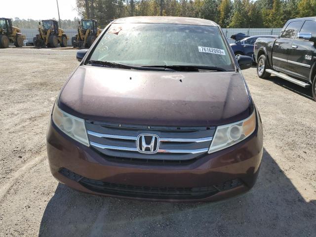 5FNRL5H45BB003743 - 2011 HONDA ODYSSEY EX BURGUNDY photo 5