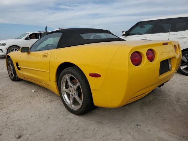 1G1YY32G925134639 - 2002 CHEVROLET CORVETTE YELLOW photo 2