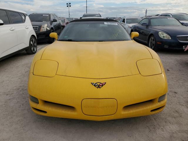 1G1YY32G925134639 - 2002 CHEVROLET CORVETTE YELLOW photo 5