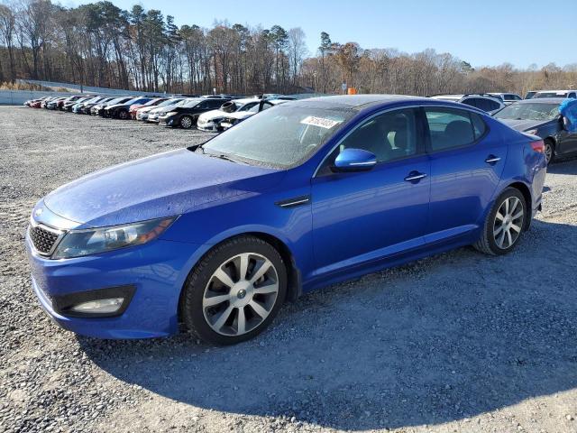 5XXGR4A63DG128820 - 2013 KIA OPTIMA SX BLUE photo 1