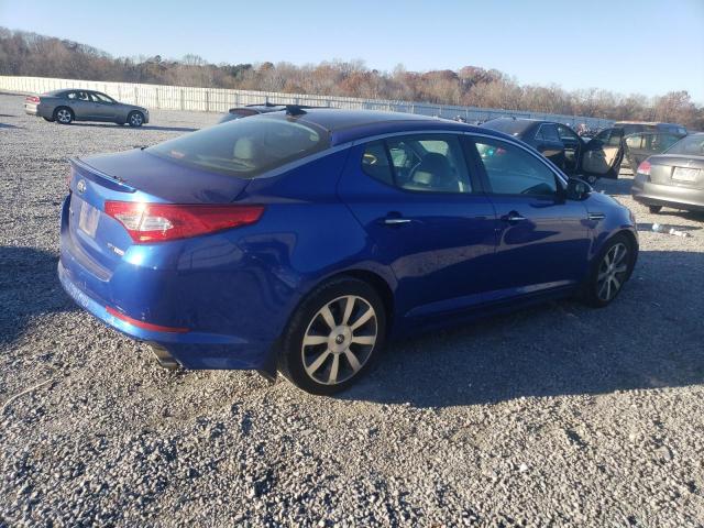 5XXGR4A63DG128820 - 2013 KIA OPTIMA SX BLUE photo 3