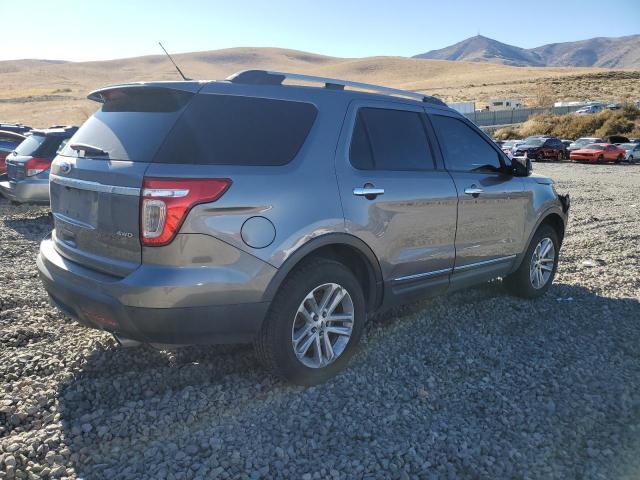 1FM5K8D82DGC21624 - 2013 FORD EXPLORER XLT GRAY photo 3