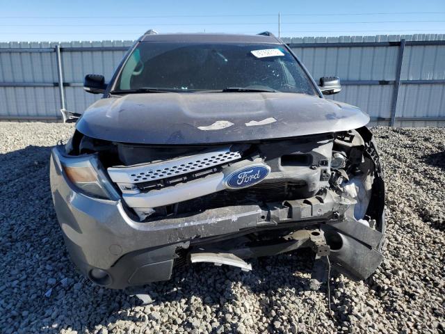 1FM5K8D82DGC21624 - 2013 FORD EXPLORER XLT GRAY photo 5