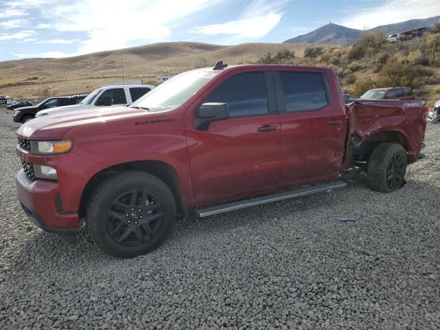 3GCPYBEK3NG153116 - 2022 CHEVROLET SILVERADO K1500 CUSTOM MAROON photo 1