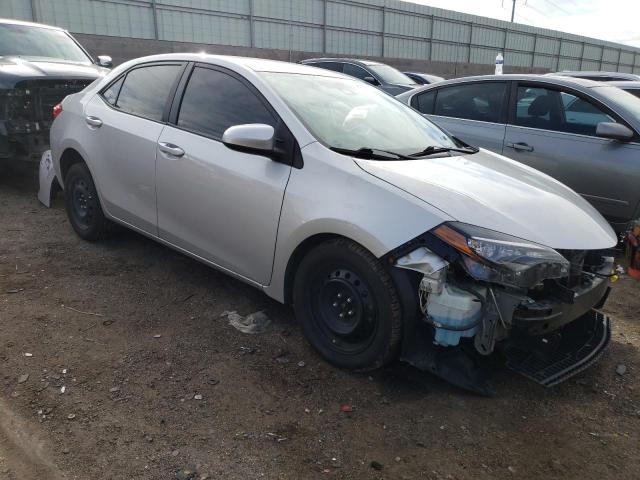 2T1BURHEXHC827426 - 2017 TOYOTA COROLLA L SILVER photo 4