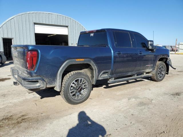 1GT49PE79NF178080 - 2022 GMC SIERRA K2500 AT4 BLUE photo 3