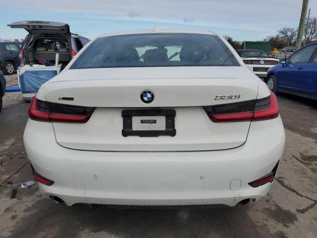 3MW5R7J04L8B16375 - 2020 BMW 330XI WHITE photo 6