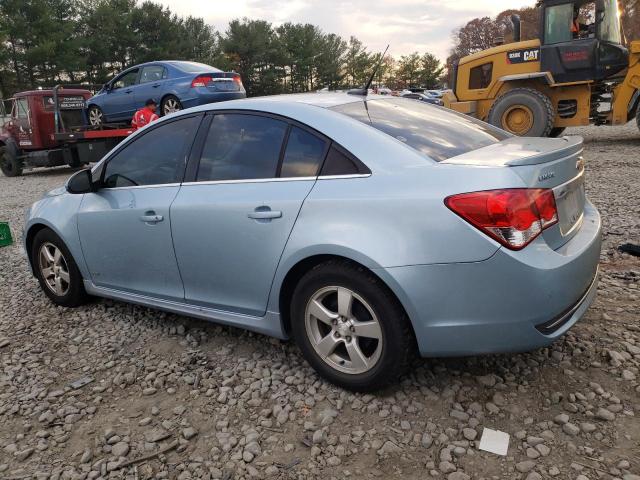 1G1PF5SC3C7192097 - 2012 CHEVROLET CRUZE LT BLUE photo 2