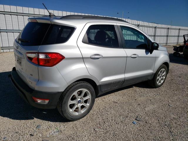 MAJ3S2GE5KC262883 - 2019 FORD ECOSPORT SE SILVER photo 3