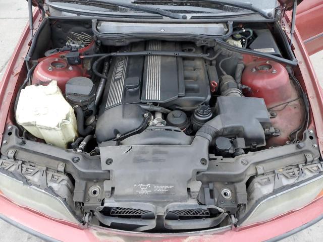 WBAAM5343YFR19419 - 2000 BMW 3 SERIES I მუქწითელი ფოტო 11