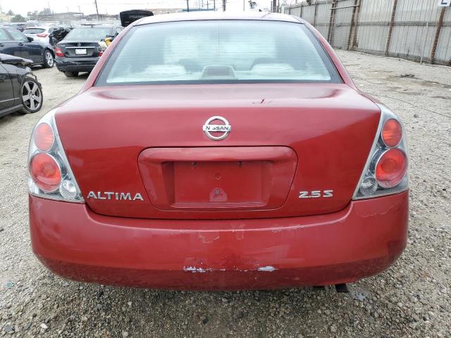 1N4AL11D26C270492 - 2006 NISSAN ALTIMA S RED photo 6