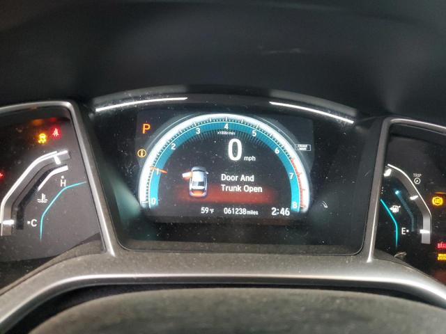 JHMFC1F77JX021317 - 2018 HONDA CIVIC EXL Արծաթագույն լուսանկար 9