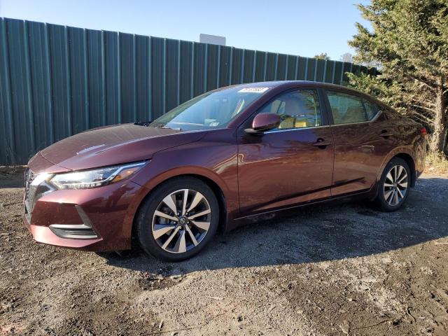 3N1AB8CV6LY204657 - 2020 NISSAN SENTRA SV MAROON photo 1