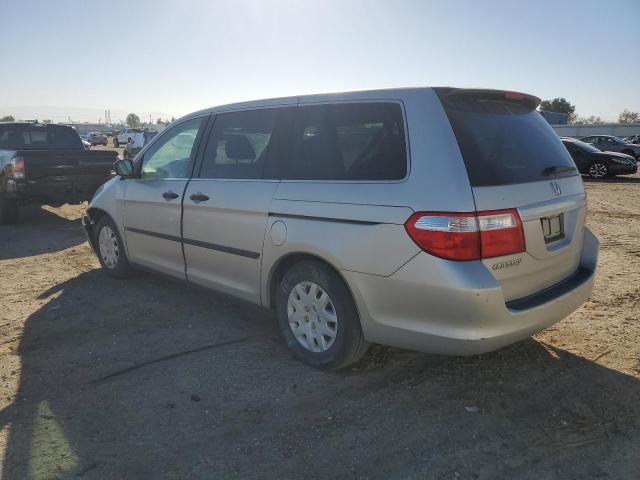 5FNRL38207B002154 - 2007 HONDA ODYSSEY LX GRAY photo 2