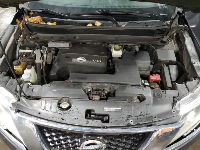 5N1AR2MN3EC633315 - 2014 NISSAN PATHFINDER S GRAY photo 12