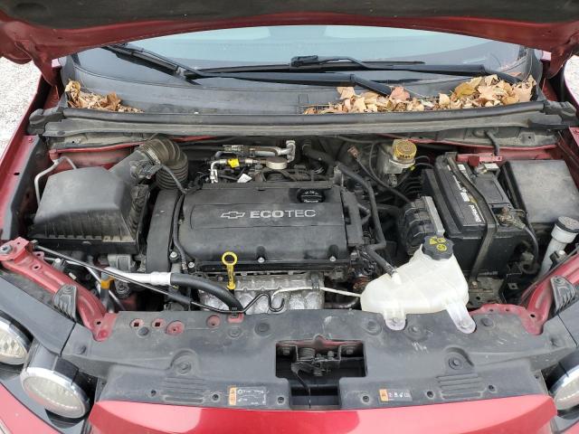 1G1JA5SH1E4241446 - 2014 CHEVROLET SONIC LS 红色 照片 11