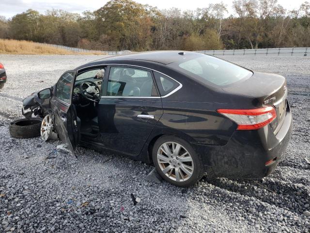 3N1AB7AP4DL679804 - 2013 NISSAN SENTRA S BLACK photo 2