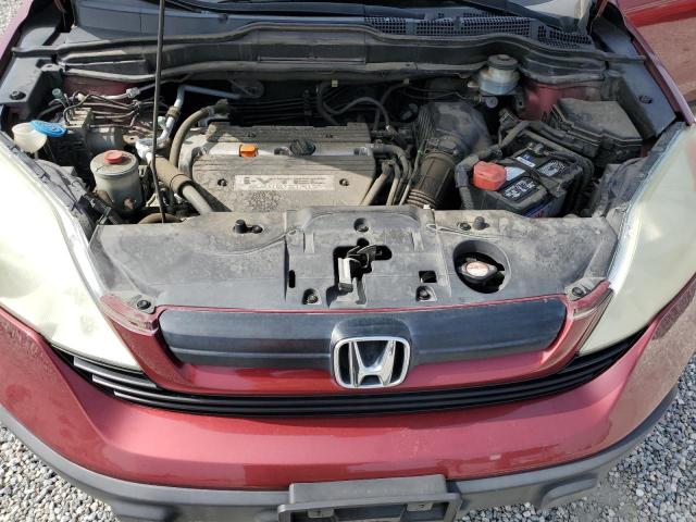 5J6RE38359L032702 - 2009 HONDA CR-V LX BURGUNDY photo 12