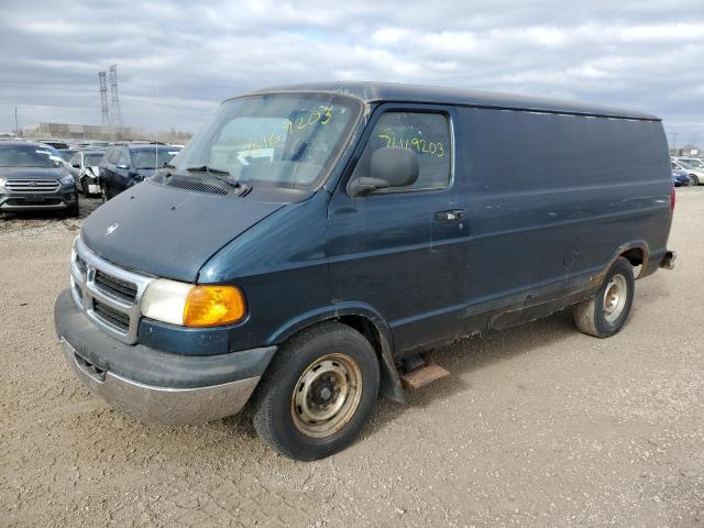 2B7JB21ZX1K510167 - 2001 DODGE RAM VAN B2500 BLUE photo 1