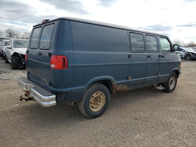 2B7JB21ZX1K510167 - 2001 DODGE RAM VAN B2500 BLUE photo 3