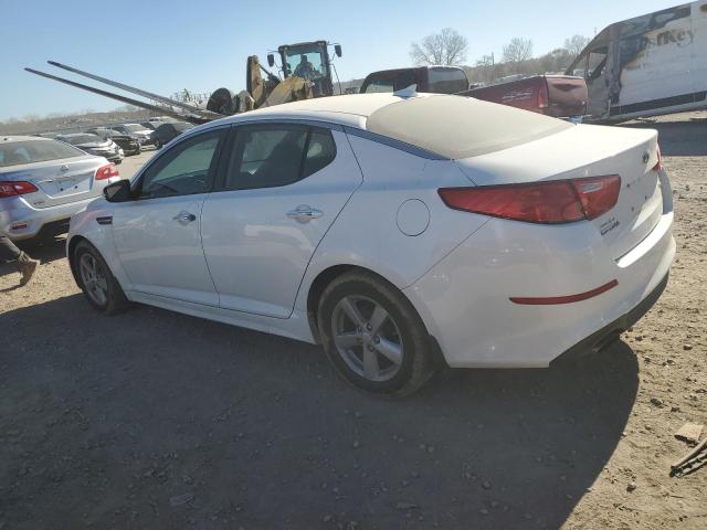 5XXGM4A70EG349963 - 2014 KIA OPTIMA LX WHITE photo 2