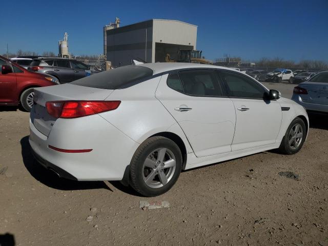 5XXGM4A70EG349963 - 2014 KIA OPTIMA LX WHITE photo 3