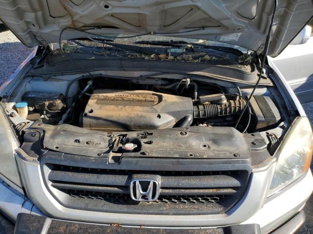 2HKYF18593H537965 - 2003 HONDA PILOT EXL SILVER photo 11