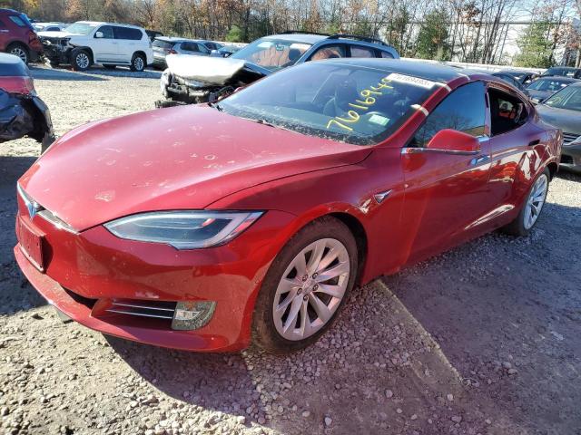 5YJSA1E27JF258797 - 2018 TESLA MODEL S წითელი ფოტო 1
