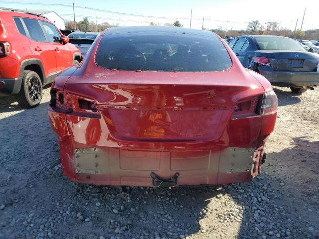 5YJSA1E27JF258797 - 2018 TESLA MODEL S წითელი ფოტო 6
