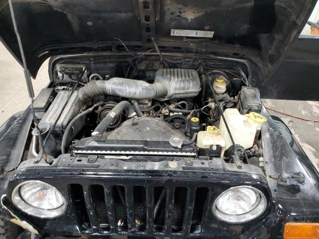 1J4FY29P2XP443356 - 1999 JEEP WRANGLER / SE BLACK photo 11