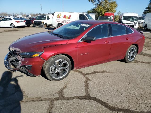 1G1ZG5ST9KF181051 - 2019 CHEVROLET MALIBU RS RED photo 1