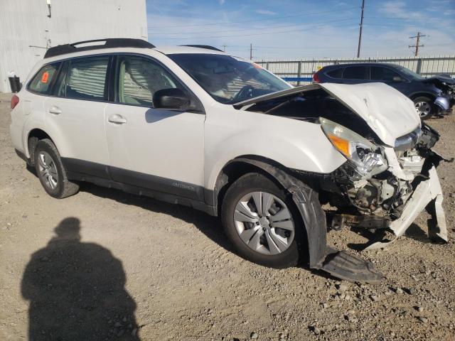 4S4BRBAC4D3268231 - 2013 SUBARU OUTBACK 2.5I WHITE photo 4