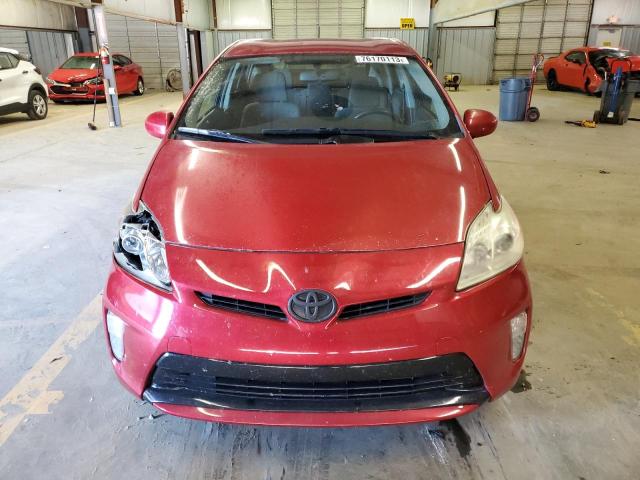 JTDKN3DU0A1160996 - 2010 TOYOTA PRIUS RED photo 5