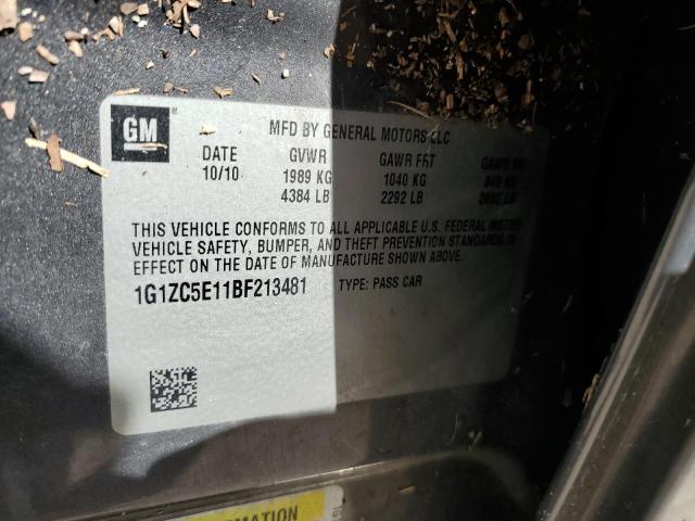 1G1ZC5E11BF213481 - 2011 CHEVROLET MALIBU 1LT 黑色 照片 13