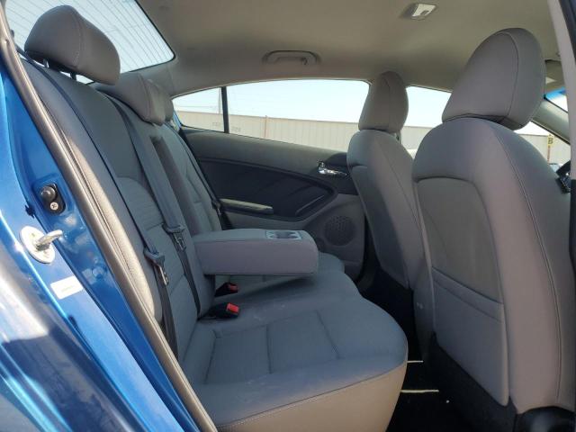 KNAFX4A68E5147884 - 2014 KIA FORTE LX BLUE photo 10