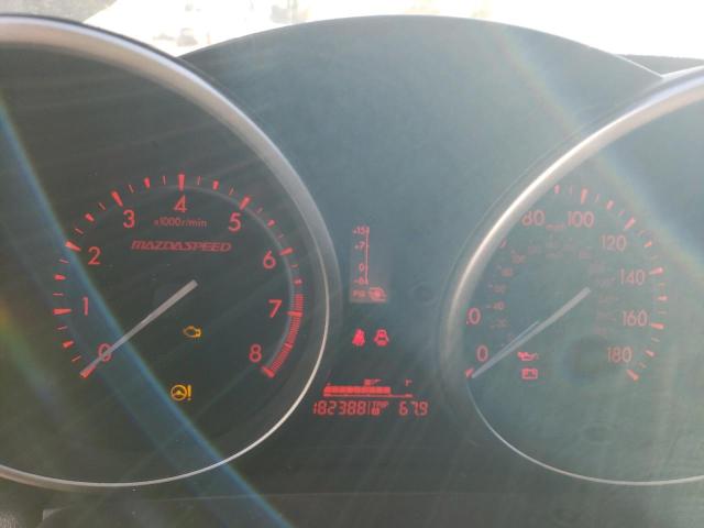 JM1BL1H38A1349052 - 2010 MAZDA SPEED 3 შავი ფოტო 9